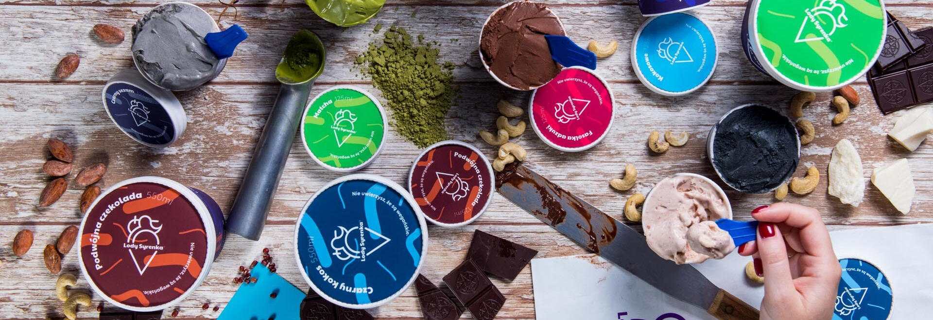 Cashew - based vegan ice-cream